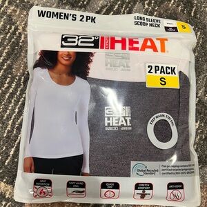 32 Degrees HEAT Women's White and Purple Tops